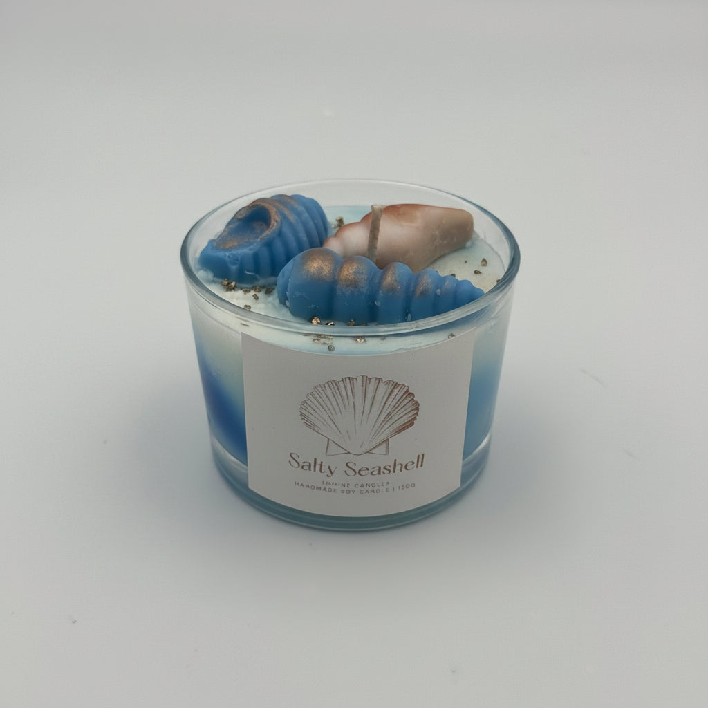 Salty Seashell – Handmade Soy Candle
