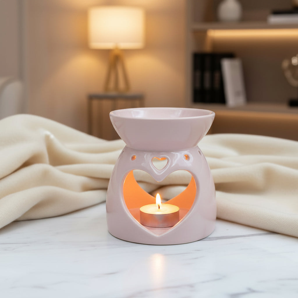 Αρωματιστής Wax melt Ροζ με καρδιές