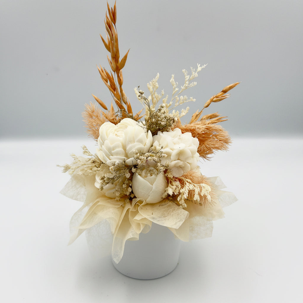 Μπουκέτο Κεριών “Ivory Bloom”