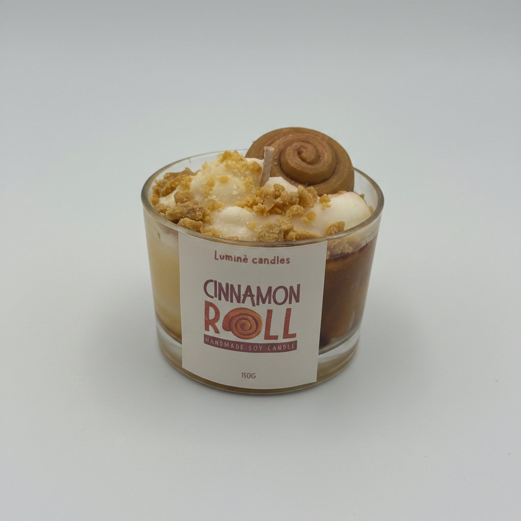 Cinnamon Roll – Handmade Soy Candle