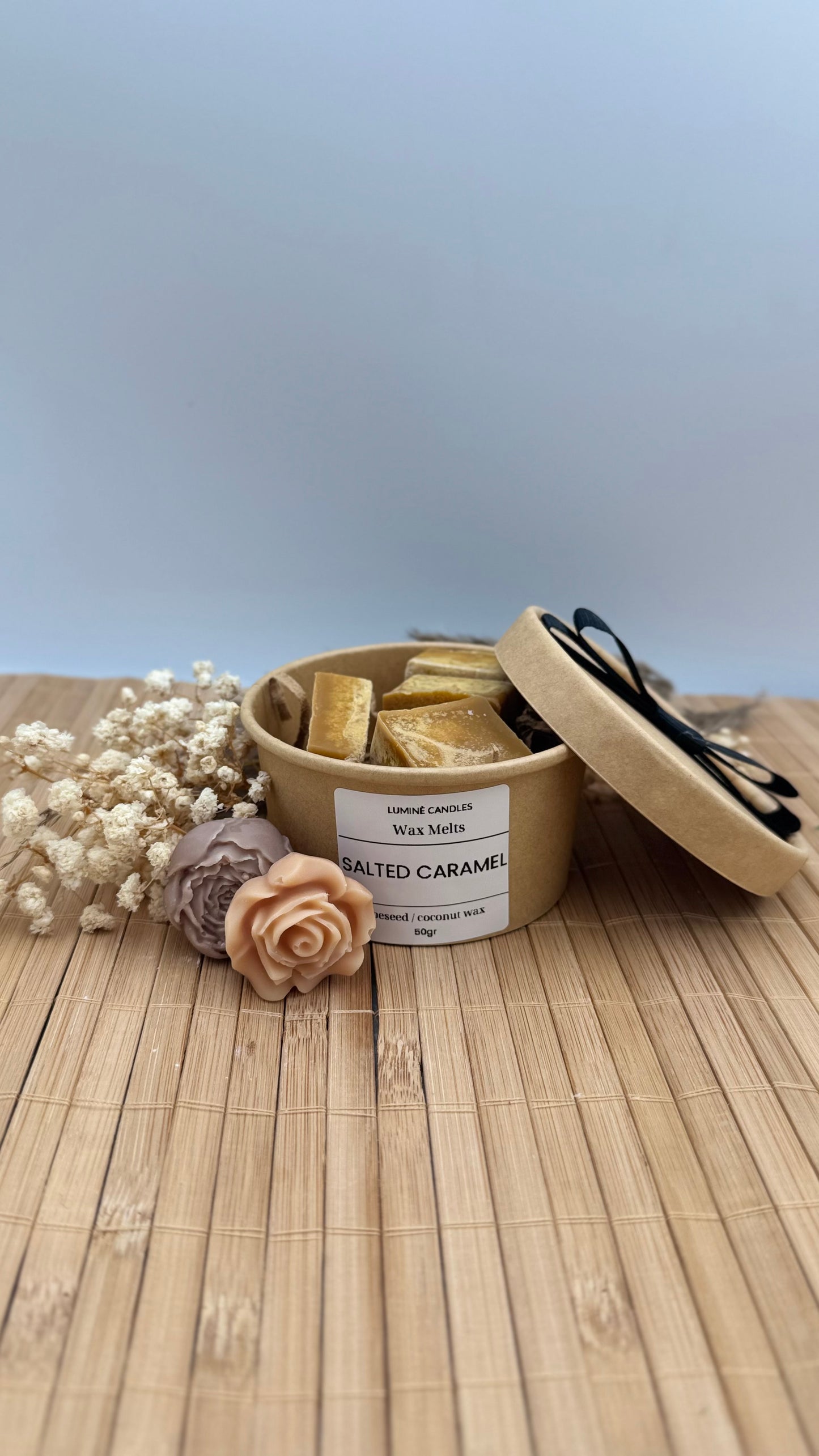 Wax Melts Salted Caramel 50gr | Αλμυρή Καραμέλα – Luminè Candles