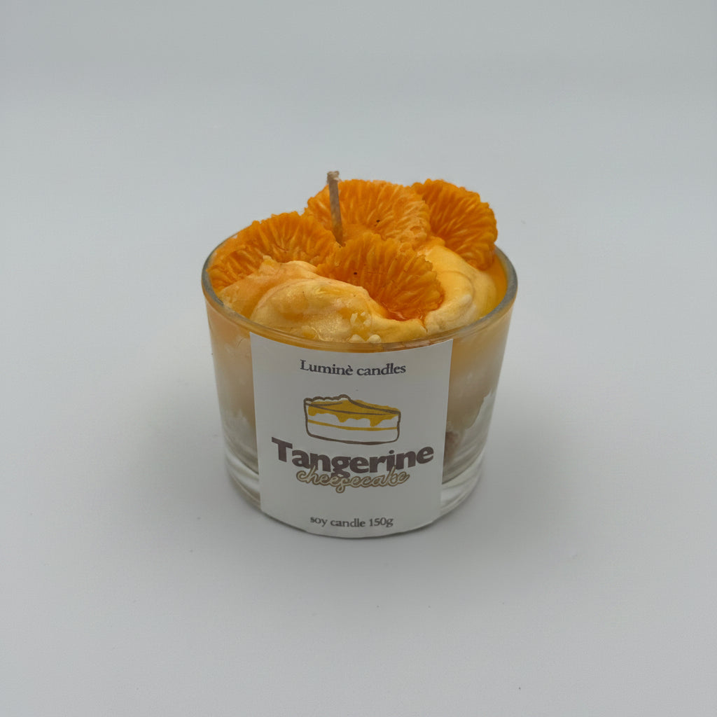 Tangerine Cheesecake – Handmade Soy Candle