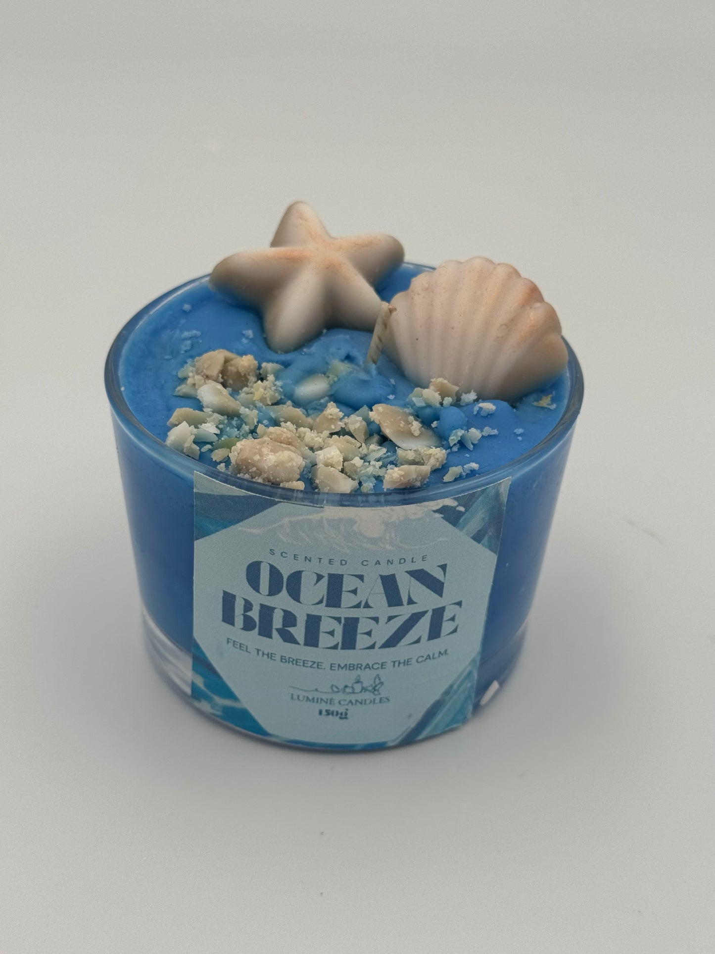 Ocean Breeze – Handmade Soy Candle (150ml)