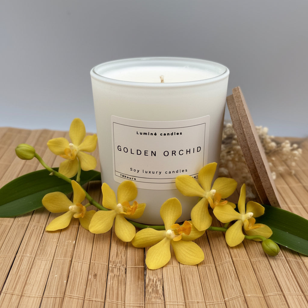Golden Orchid – Luxury Soy Candle