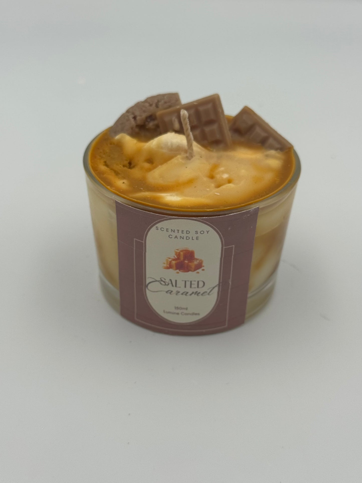 Salted Caramel – Handmade Dessert Soy Candle
