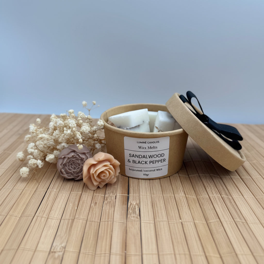 Wax Melt 50g – Sandalwood & Black Pepper