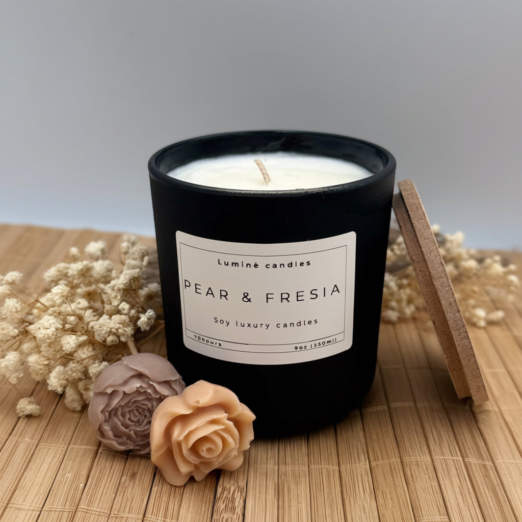 Pear & Freesia – Luxury Soy Candle
