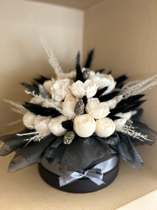 Midnight Ivory Bloom