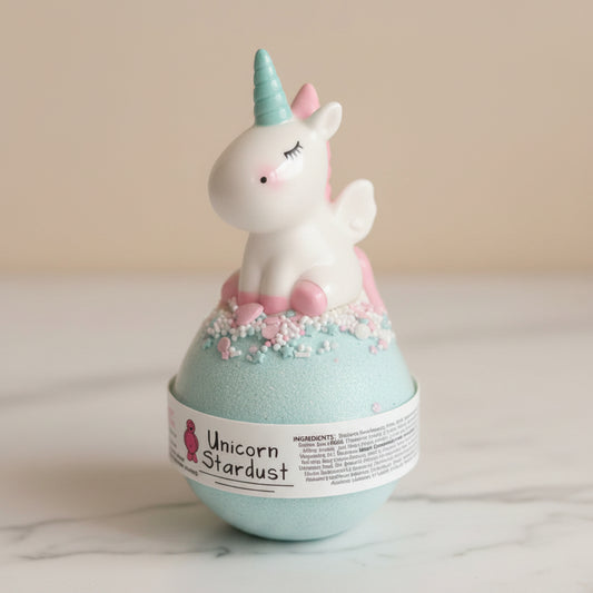 Unicorn stardust bathbomb