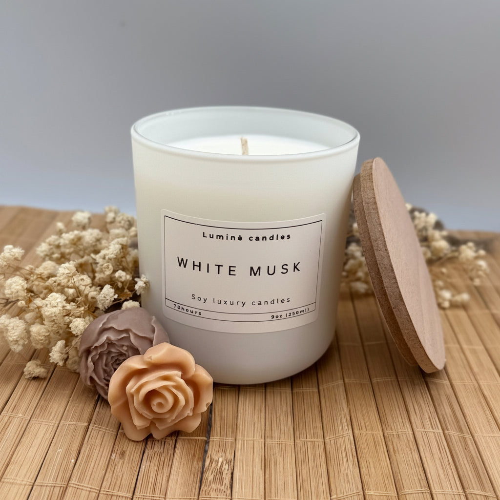 White Musk – Luxury Soy Candle
